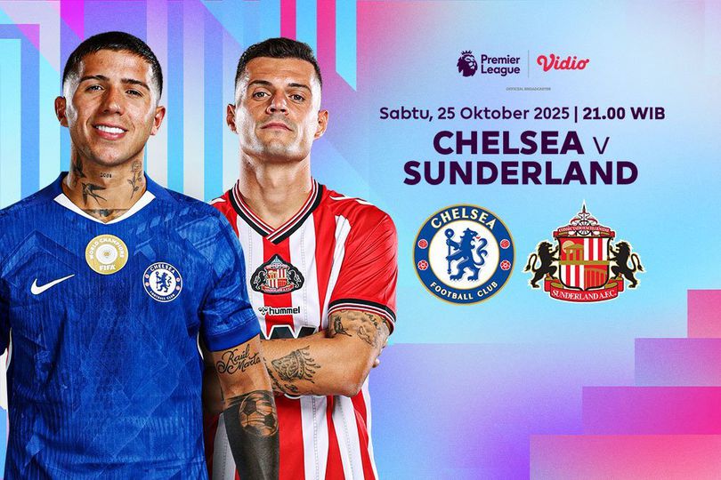 Saksikan dan Nonton Liga Inggris 2025/26: Chelsea vs Sunderland Tayang di Vidio Saksikan dan Nonton Liga Inggris 2025/26: Chelsea vs Sunderland Tayang di Vidio