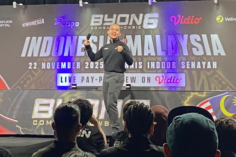 Byon Combat Showbiz Vol. 6 di Vidio: Indonesia Vs Malaysia, Rivalitas Dua Negara Kembali Membara! Byon Combat Showbiz Vol. 6 di Vidio: Indonesia Vs Malaysia, Rivalitas Dua Negara Kembali Membara!