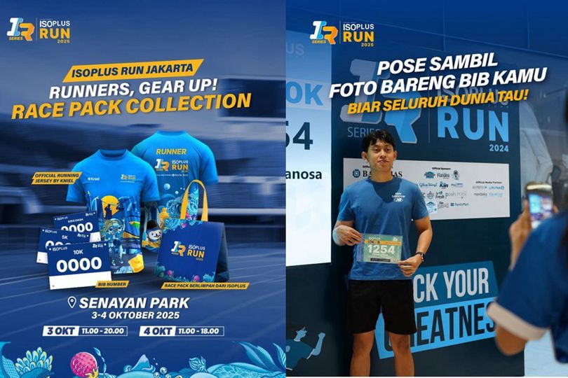 Runners, Jangan Lupa! Race Pack ISOPLUS RUN Bisa Diambil di Senayan Park, Jakarta