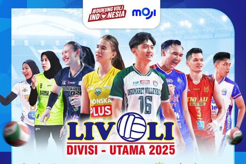Diikuti 8 Tim, Saksikan Keseruan Final Four Livoli Divisi Utama 2025 Eksklusif di MOJI