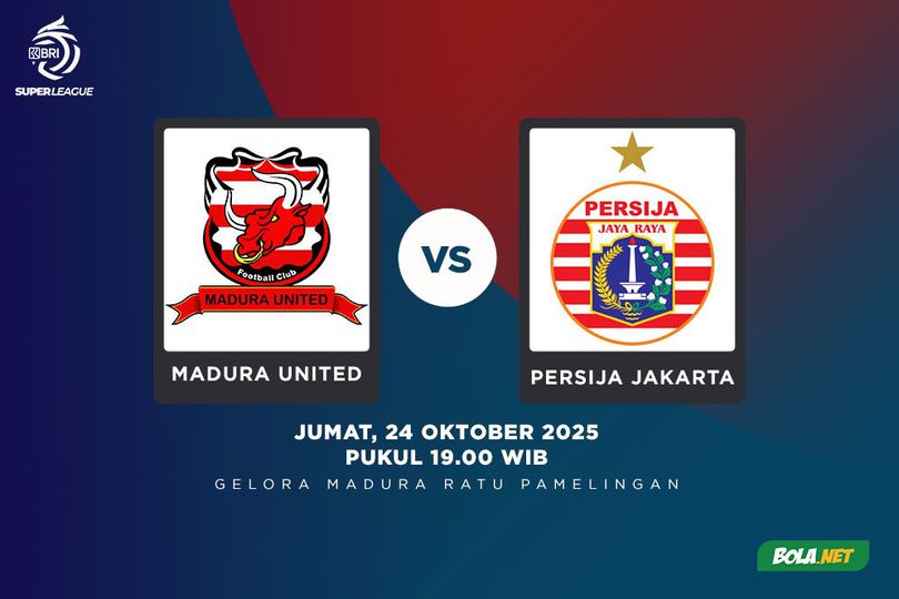 Prediksi BRI Super League: Madura United vs Persija Jakarta 24 Oktober 2025 Prediksi BRI Super League: Madura United vs Persija Jakarta 24 Oktober 2025