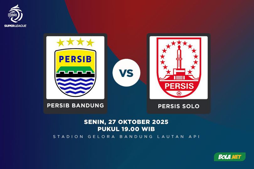 Nonton Persib Bandung vs Persis Solo Hari Ini, Live Streaming Indosiar dan Vidio - BRI Super League 2025/2026 Nonton Persib Bandung vs Persis Solo Hari Ini, Live Streaming Indosiar dan Vidio - BRI Super League 2025/2026