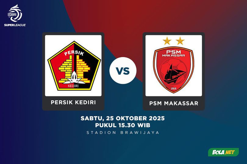 Prediksi BRI Super League: Persik Kediri vs PSM Makassar 25 Oktober 2025 Prediksi BRI Super League: Persik Kediri vs PSM Makassar 25 Oktober 2025