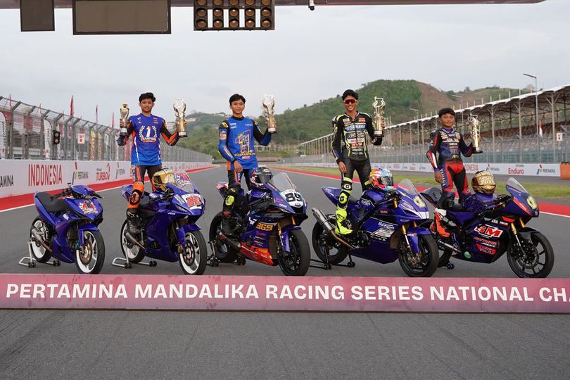 Full Gasspoll! 4 Rider Yamaha Sukses Sapu Bersih 5 Gelar Juara Mandalika Racing Series 2025 Full Gasspoll! 4 Rider Yamaha Sukses Sapu Bersih 5 Gelar Juara Mandalika Racing Series 2025