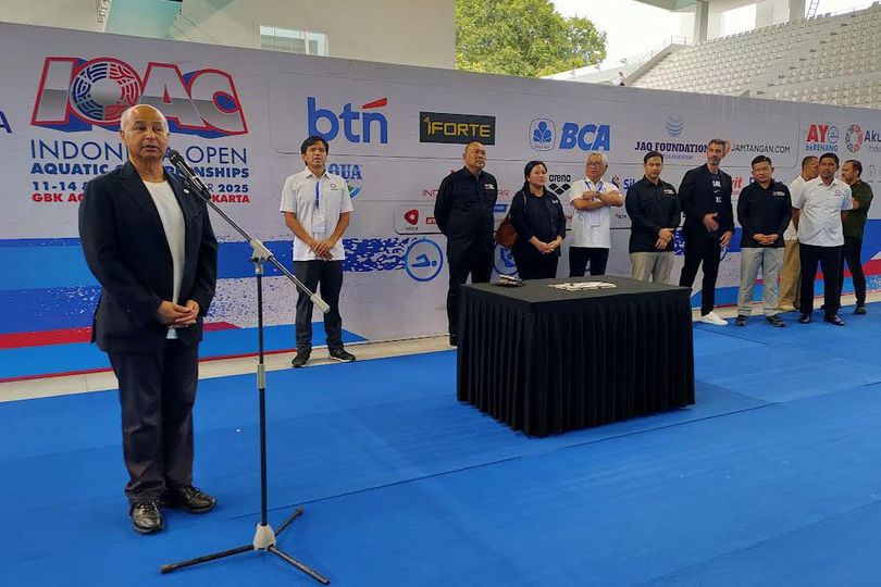 Presiden World Aquatics Perkenalkan Polo Air 4X4 saat Kunjungi IOAC 2025 di Jakarta