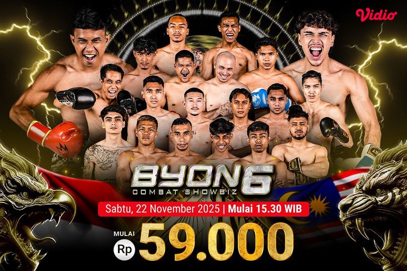Intip Deretan Fighter BYON Combat Showbiz 6: Tayang Akhir Pekan ini di Vidio Intip Deretan Fighter BYON Combat Showbiz 6: Tayang Akhir Pekan ini di Vidio
