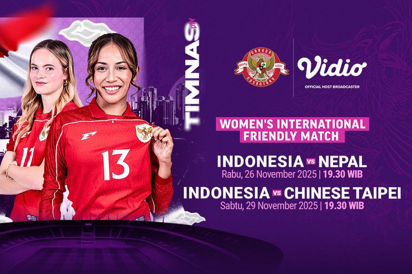 Simak Jadwal Timnas Indonesia Putri: FIFA Womens Friendly Match, Saksikan Eksklusif di Vidio Simak Jadwal Timnas Indonesia Putri: FIFA Womens Friendly Match, Saksikan Eksklusif di Vidio