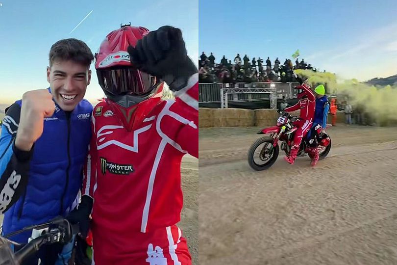 Menang di Markas Valentino Rossi, Pecco Bagnaia dan Augusto Fernandez Kuasai La 100km dei Campioni 2025