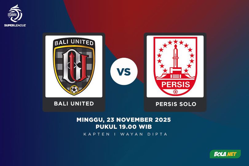 Prediksi BRI Super League: Bali United vs Persis Solo 23 November 2025