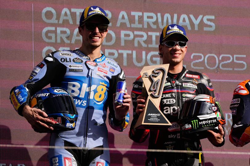 Gagal Gandakan Kemenangan, Alex Marquez Sebut Marco Bezzecchi dan Aprilia Sulit Disikat di MotoGP Portugal Gagal Gandakan Kemenangan, Alex Marquez Sebut Marco Bezzecchi dan Aprilia Sulit Disikat di MotoGP Portugal