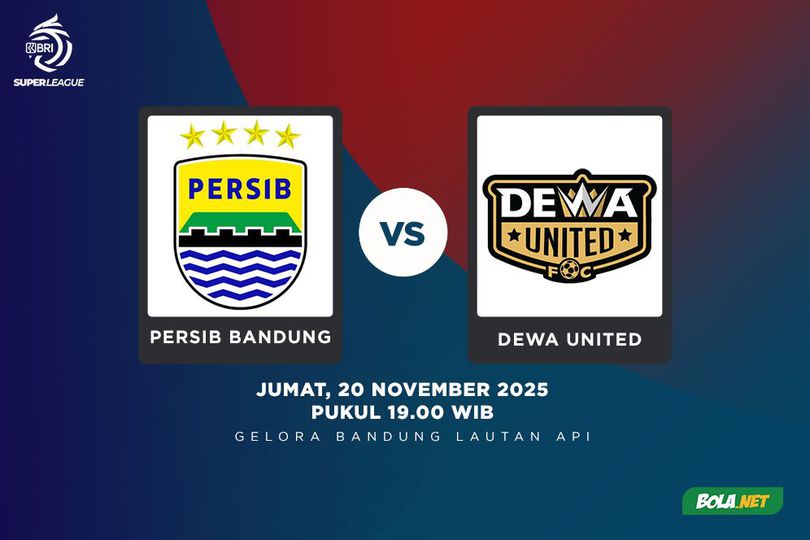 Tempat Menonton Persib Bandung vs Dewa United: Live Streaming BRI Super League 21 November 2025