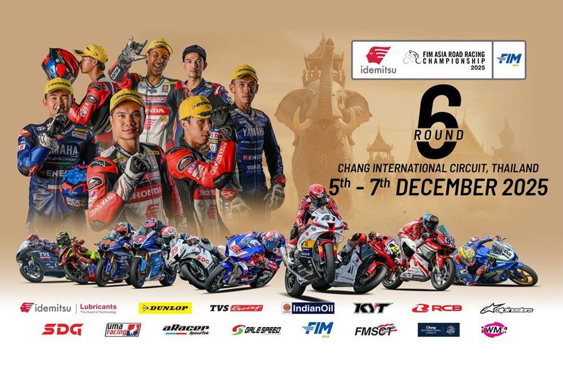 Jadwal Live Streaming Seri 6 ARRC Asia Road Racing Championship 2025 di Thailand, 5-7 Desember 2025