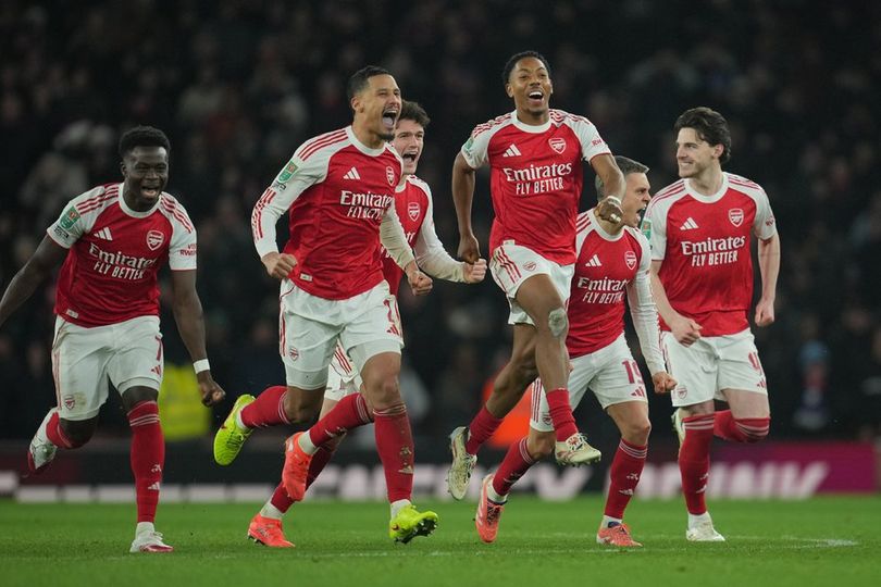 Hasil Arsenal vs Crystal Palace: Menang Adu Penalti, The Gunners Melaju ke Semifinal Carabao Cup