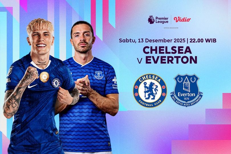 Saksikan Siaran Langsung Liga Inggris Pekan ke-16: Chelsea vs Everton, Tayang Eksklusif di Vidio Saksikan Siaran Langsung Liga Inggris Pekan ke-16: Chelsea vs Everton, Tayang Eksklusif di Vidio