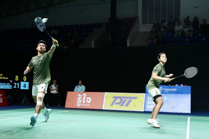 Ganda Campuran Gagal Pertahankan Emas, Jafar/Felisha Kantongi Perunggu Bulu Tangkis SEA Games 2025 Ganda Campuran Gagal Pertahankan Emas, Jafar/Felisha Kantongi Perunggu Bulu Tangkis SEA Games 2025