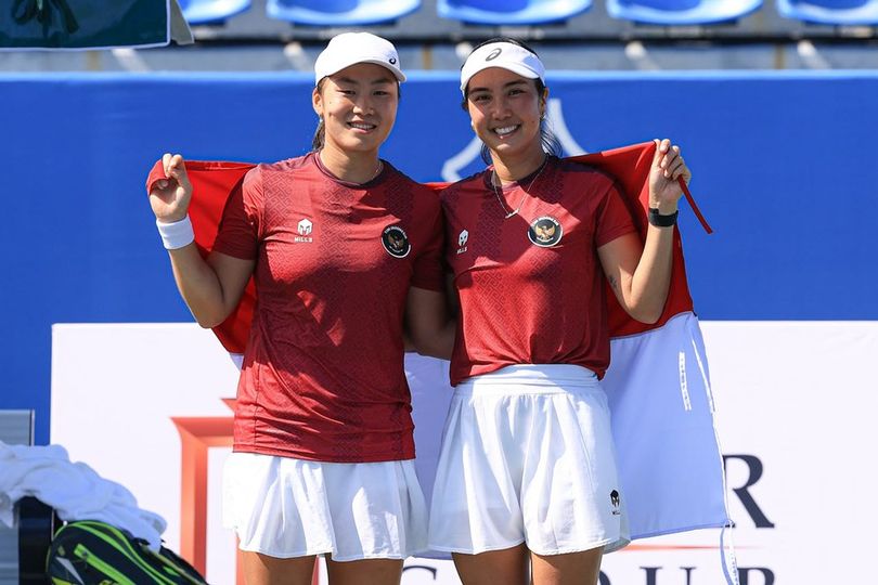 Kalahkan Tuan Rumah, Aldila Sutjiadi/Janice Tjen Rebut Medali Emas Ganda Putri Tenis SEA Games 2025