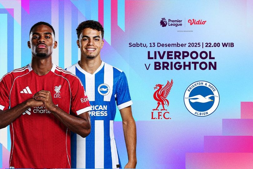 Nonton Liga Inggris pekan ke-16: Liverpool vs Brighton, Tayang di Vidio