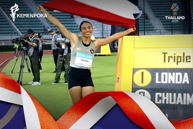 Bekuk Tuan Rumah, Maria Natalia Londa Sabet Medali Emas Lompat Jangkit Putri SEA Games 2025 Bekuk Tuan Rumah, Maria Natalia Londa Sabet Medali Emas Lompat Jangkit Putri SEA Games 2025