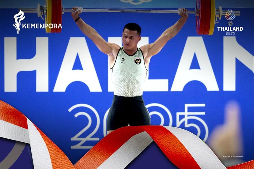 Pecahkan Rekor Dunia, Rizki Juniansyah Sabet Emas Ke-50 Indonesia di Angkat Besi SEA Games 2025 Pecahkan Rekor Dunia, Rizki Juniansyah Sabet Emas Ke-50 Indonesia di Angkat Besi SEA Games 2025