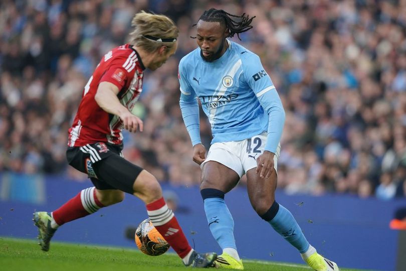 Man of the Match Man City vs Exeter City: Antoine Semenyo