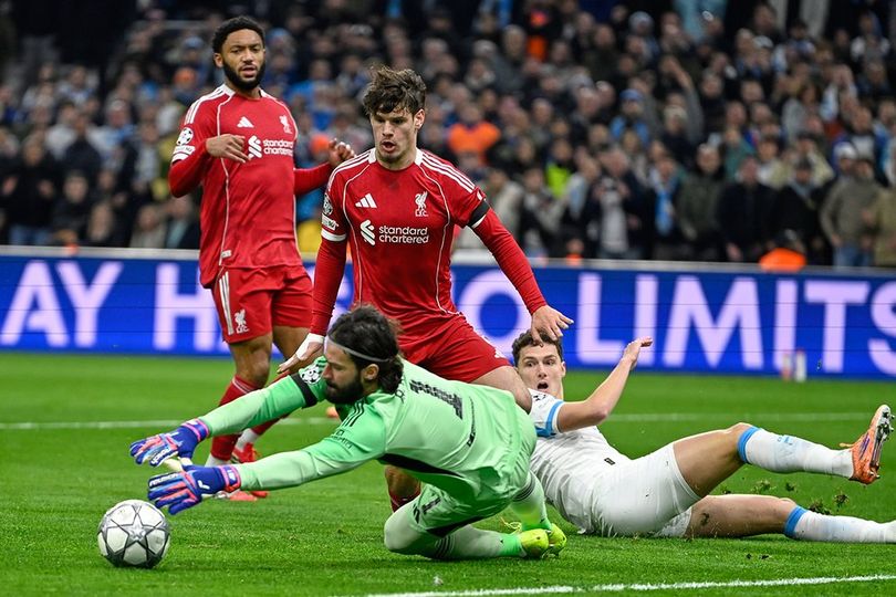 Man of the Match Marseille vs Liverpool: Alisson Becker