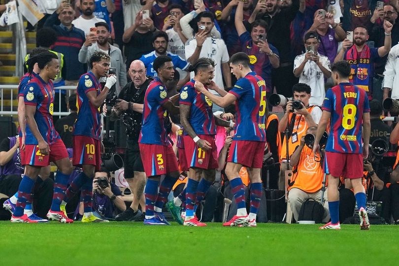 Hasil Barcelona vs Real Madrid: Kalahkan Los Blancos 3-2, Blaugrana Juara Supercopa de Espana!