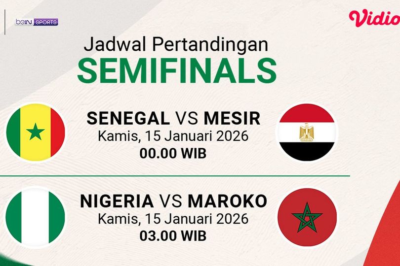 Link Live Streaming Piala Afrika 2025 Babak Semifinal di Vidio