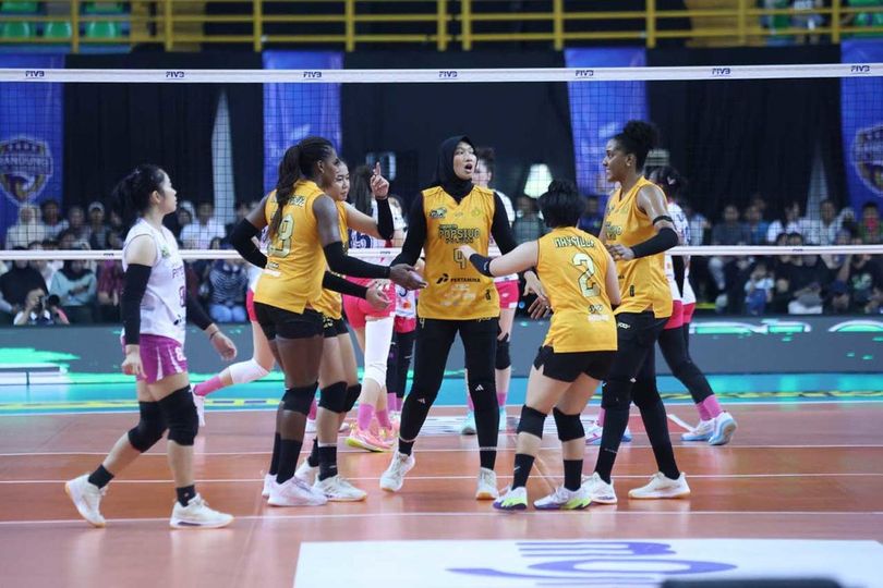 Popsivo Polwan Selangkah ke Podium, Kalahkan Electric PLN 3-0 di Leg Pertama Proliga 2026