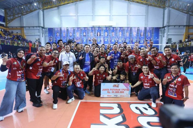 Proliga 2026: Jakarta LavAni Livin Transmedia Tutup Seri Bandung dengan Gelar Juara Putaran Pertama