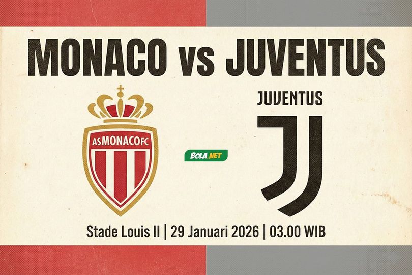 Prediksi Monaco vs Juventus 29 Januari 2026