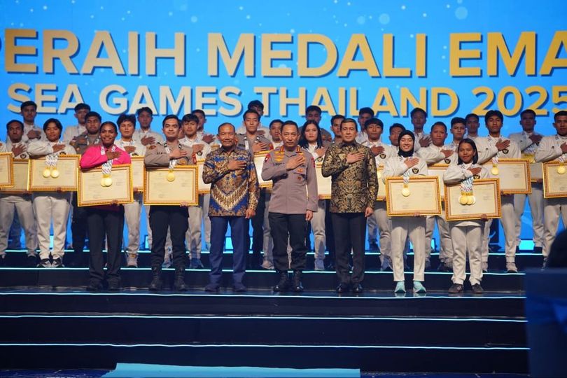 Berprestasi di SEA Games, 38 Atlet Polri dan 101 Atlet Non-Polisi Dapat Apresiasi Kapolri