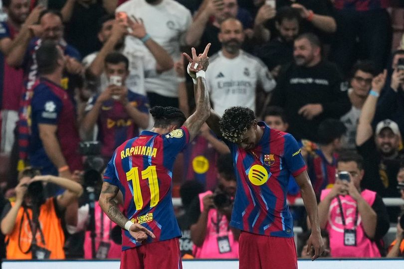 Barcelona Bungkam Real Madrid di Final Piala Super Spanyol, Lamine Yamal dkk. Langsung Joget TikTok
