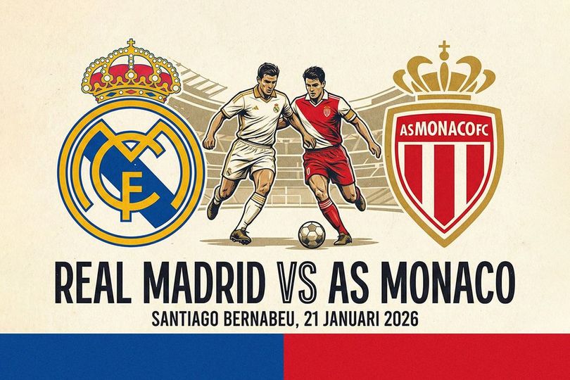 Jadwal Nonton Live Streaming Real Madrid vs Monaco di SCTV dan Vidio: Debut Arbeloa dan Reuni Mbappe