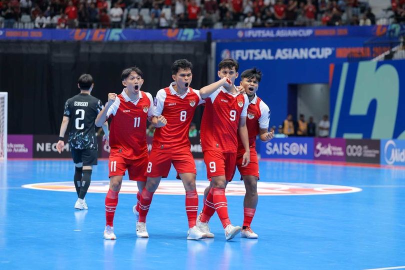 Hasil AFC Futsal Cup 2026: Timnas Indonesia Menang Telak Lawan Korea Selatan, Kuasai Puncak Klasemen