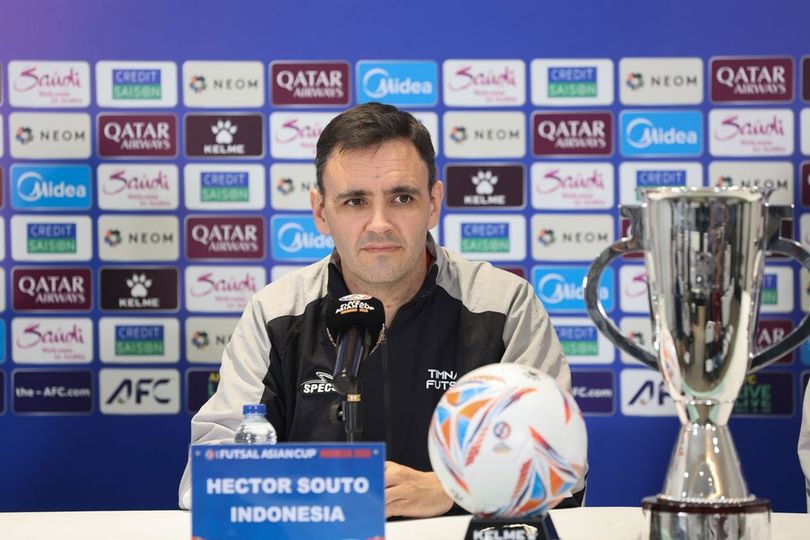 Final Piala Asia Futsal 2026, Hector Souto: Yang Tertekan Iran, Bukan Indonesia