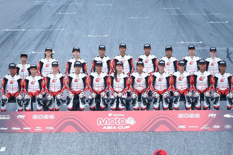 Klasemen Pembalap Idemitsu Moto4 Asia Cup 2026