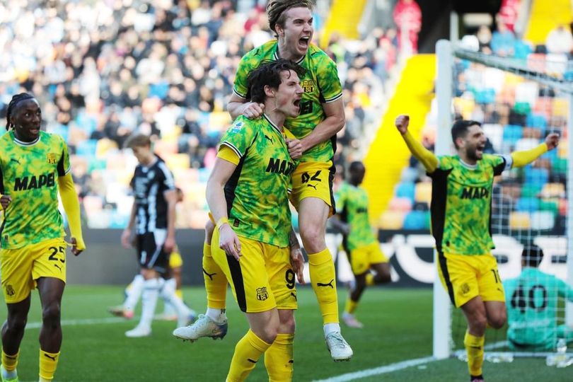 Hasil Udinese vs Sassuolo: Jay Idzes Main Penuh Bawa Timnya Comeback 2-1