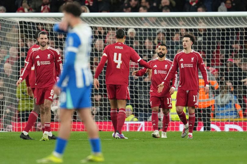 Hasil Liverpool vs Brighton: Mohamed Salah Bikin Gol dan Assist, The Reds Berjaya Hasil Liverpool vs Brighton: Mohamed Salah Bikin Gol dan Assist, The Reds Berjaya