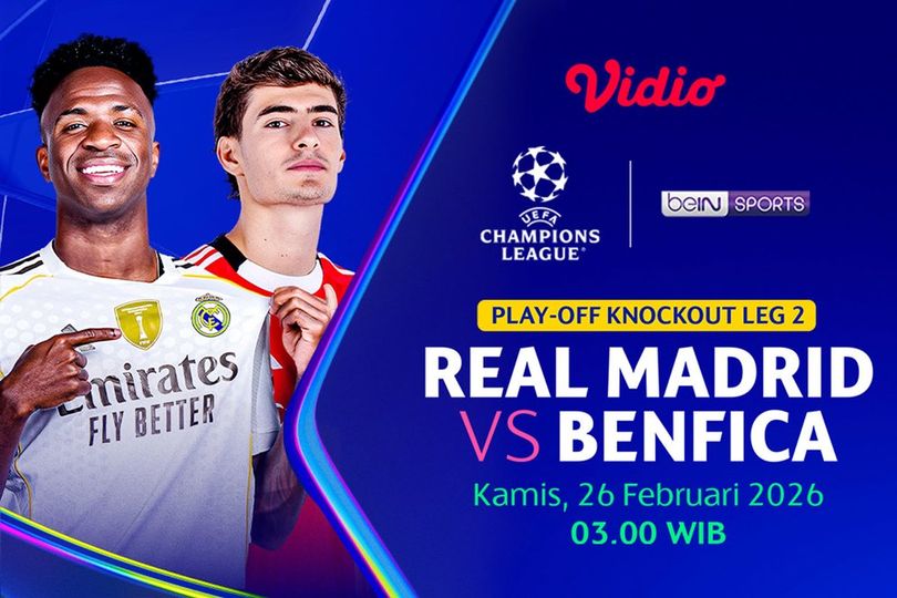Santiago Bernabeu Membara! Real Madrid vs Benfica: Duel Hidup Mati Menuju 16 Besar UCL