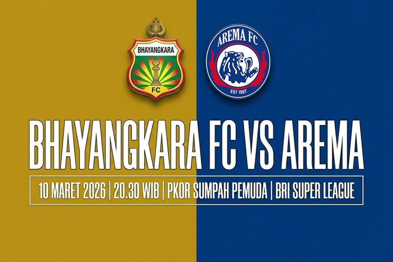 Prediksi BRI Super League: Bhayangkara FC vs Arema FC, 10 Maret 2026