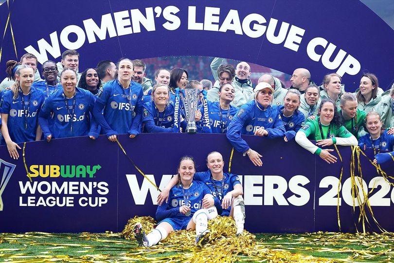 Chelsea vs Manchester United 2-0: Tim Chelsea Women Berpesta di Final Piala Liga Wanita Inggris Chelsea vs Manchester United 2-0: Tim Chelsea Women Berpesta di Final Piala Liga Wanita Inggris