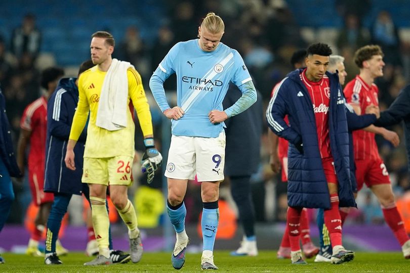 Rapor Pemain Man City vs Nottingham Forest: Erling Haaland Melempem, Sinar Semenyo Tak Cukup