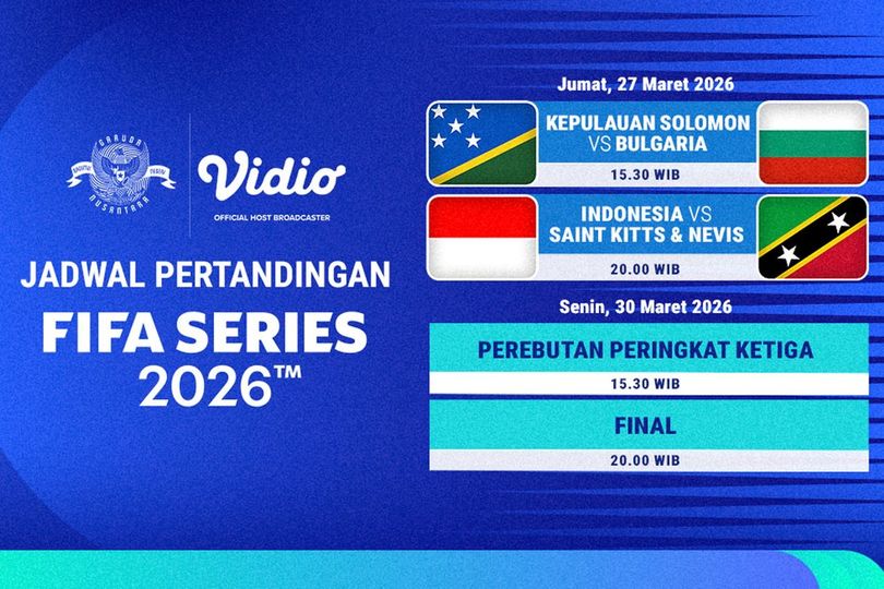 Link Siaran Langsung FIFA Series 2026 di Vidio Pekan Ini