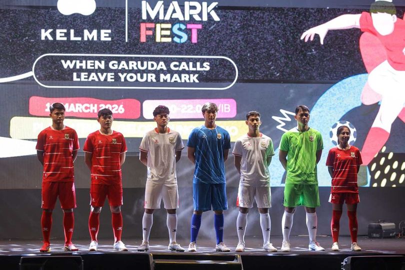 Kelme Luncurkan Jersey Baru Timnas Indonesia di Leave Your Mark Fest 2026