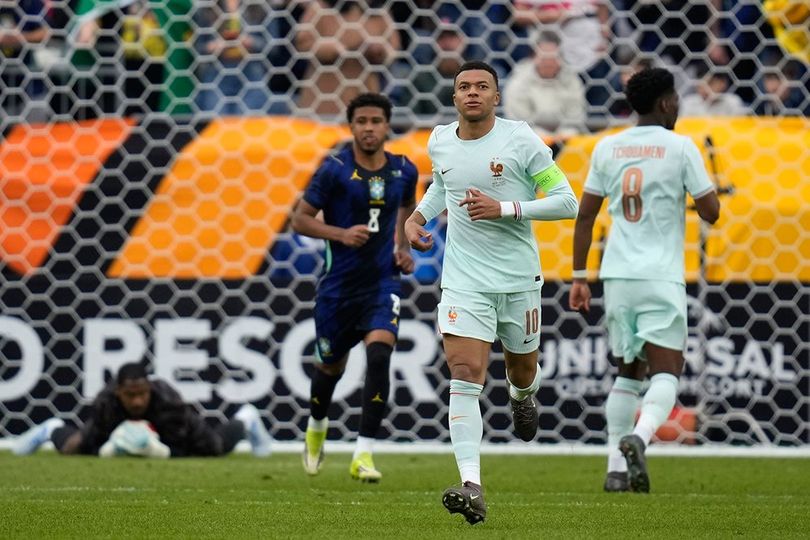 Man of the Match Brasil vs Prancis: Kylian Mbappe