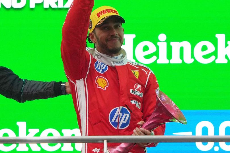 Lewis Hamilton Puas Akhirnya Raih Podium Perdana Bareng Ferrari di F1 GP China