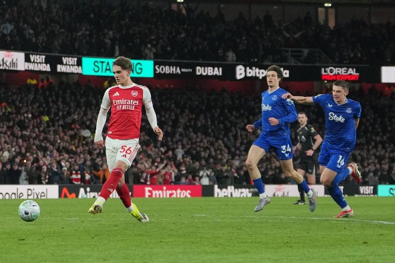 Man of the Match Arsenal vs Everton vs Max Dowman