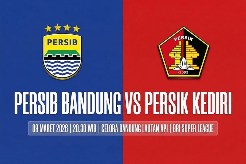 Tempat Menonton Persib Bandung vs Persik Kediri: Main Jam Berapa BRI Super League?