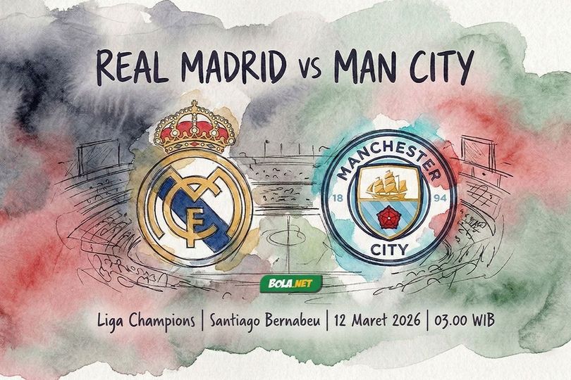 Link Nonton Live Streaming Real Madrid vs Manchester City di Liga Champions 2025/2026