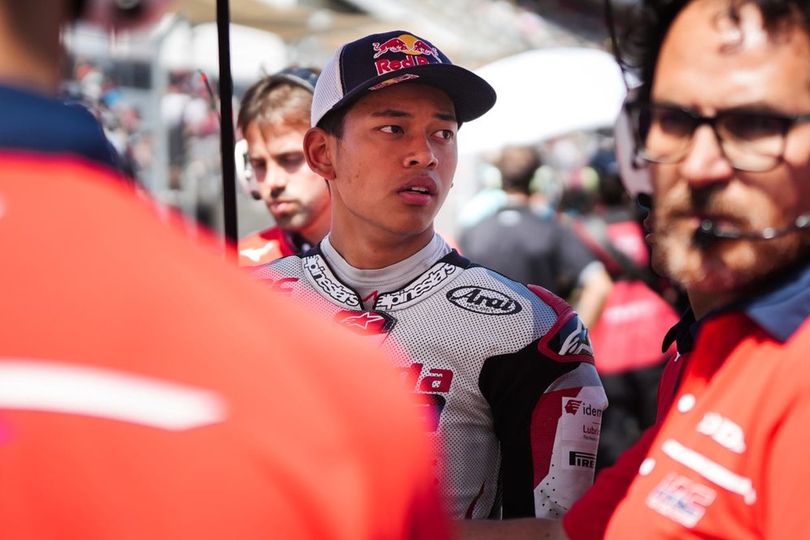 Alami Highside di Balapan Moto3 Amerika 2026, Veda Ega Pratama Jelasakan Kesalahan Sendiri